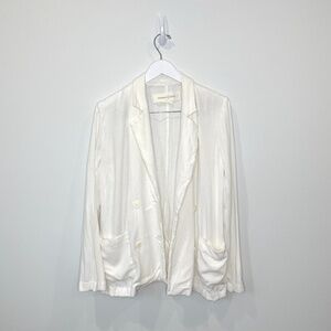 Treasure & Bond White Lightweight Jacket